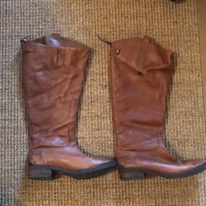 Sam Edelman Wide Calf Penny Boot -- brown/tan